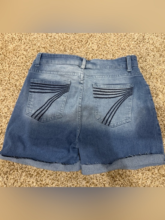 7 For All Mankind Pants - 7 Jean Blue Women's Denim Shorts - Classic Casual